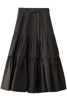 【オブリオ/AUBRIOT】 リネンコットン ティアードスカート人気、トレンドファッション・服の通販 founy(ファニー) ファッション Fashion レディースファッション Fashion for Women スカート Skirts ティアードスカート Tiered Skirts ロングスカート Long Skirts / Maxi & Midi Skirts エレガント 上品 Elegant ギャザー Gathered, Ruffled タイプライター Typewriter Fabric, Crisp Cotton タンブラー Tumbler, Travel Mug ティアードスカート Tiered Skirt, Flounced Skirt フォルム Silhouette, Form リネン Linen, Linen Fabric ロング Long, Long-Length ヴィンテージ Vintage Style |ID:prp329100004423926