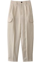 【オブリオ/AUBRIOT】のライトリネン混パンツ 人気、トレンドファッション・服の通販 founy(ファニー) ファッション Fashion レディースファッション Fashion for Women パンツ Pants & Trousers イタリア Italy コンパクト Compact, Small Size シャンブレー Chambray, Denim-Like Fabric シルク Silk, 100% Silk スポーティ Sporty, Casual Athletic フラップ Flap, Flap Pocket ラグジュアリー Luxury, Elegant リネン Linen, Linen Fabric リラックス Relax, Relaxed Fit thumbnail アイボリー|ID: prp329100004423929 ipo3291000000036500353