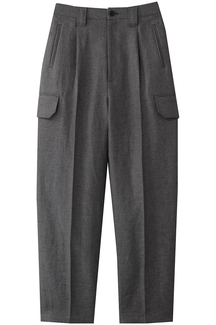 【オブリオ/AUBRIOT】のライトリネン混パンツ インテリア・キッズ・メンズ・レディースファッション・服の通販 founy(ファニー) 　ファッション　Fashion　レディースファッション　Fashion for Women　パンツ　Pants & Trousers　イタリア　Italy　コンパクト　Compact, Small Size　シャンブレー　Chambray, Denim-Like Fabric　シルク　Silk, 100% Silk　スポーティ　Sporty, Casual Athletic　フラップ　Flap, Flap Pocket　ラグジュアリー　Luxury, Elegant　リネン　Linen, Linen Fabric　リラックス　Relax, Relaxed Fit　チャコールグレー|ID: prp329100004423929 ipo3291000000036500354