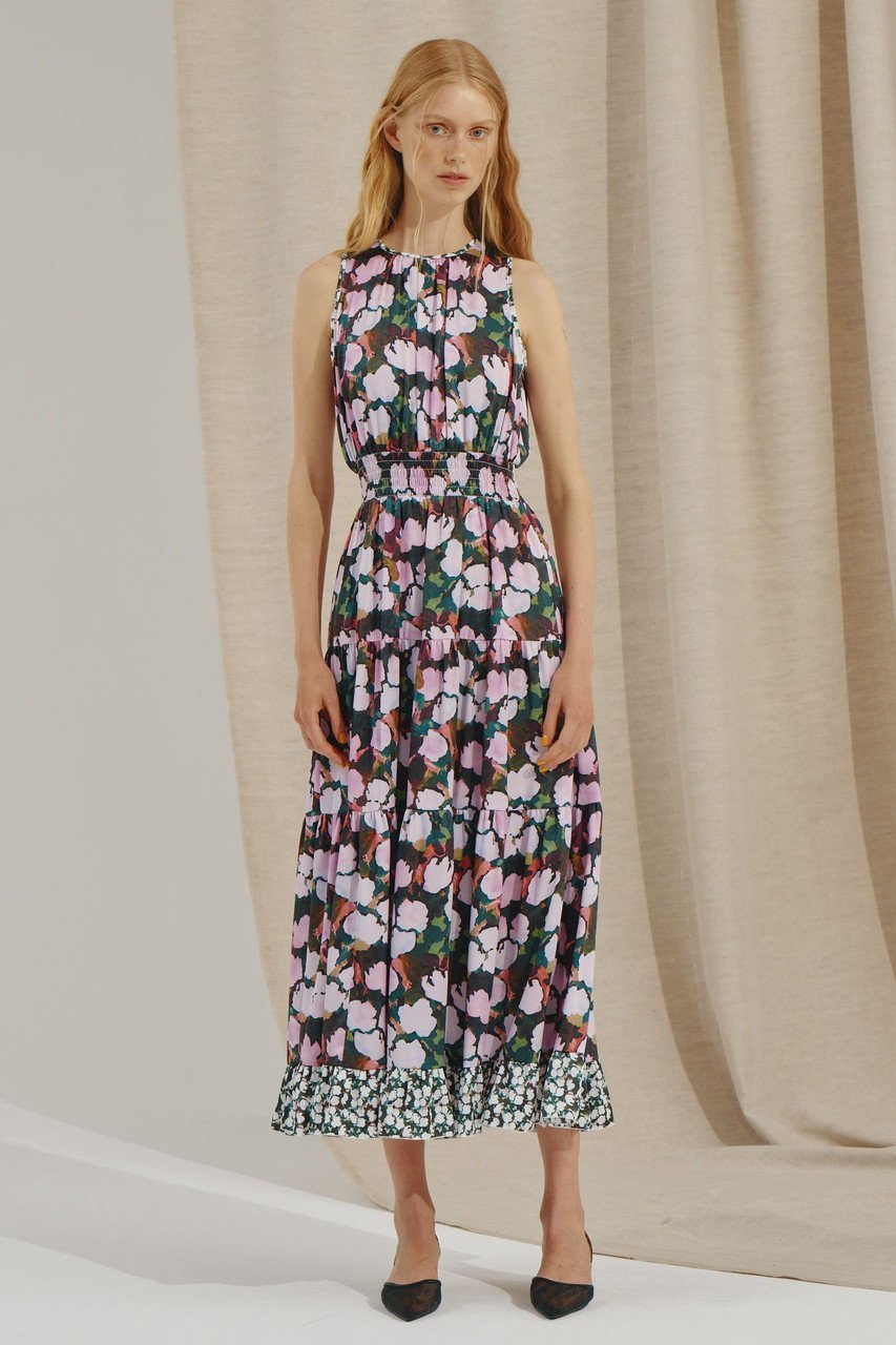 【コルコバード/CORCOVADO】のMATADORシフォンドレス 人気、トレンドファッション・服の通販 founy(ファニー) 　ファッション　Fashion　レディースファッション　Fashion for Women　ワンピース　Dresses　フォーマル・パーティードレス・結婚式用ドレス　Elegant & Casual Dresses　チュニック　Tunic Tops & Dresses　カッティング　Cutting Detail　カーディガン　Cardigan, Knitwear　シフォン　Chiffon, Lightweight Fabric　ショルダー　Shoulder, Shoulder Strap　ジャケット　Jacket, Outerwear　チュニック　Tunic, Long Top　ドレス　Dress, One-Piece　ドレープ　Drape, Draping Fabric　プリント　Print, Printed Pattern　エレガント 上品　Elegant　other-6|ID: prp329100004423940 ipo3291000000032813555