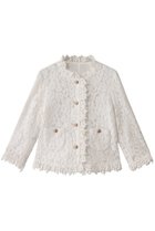 【コルコバード/CORCOVADO】のノーカラーレースジャケット ホワイト|ID: prp329100004423941 ipo3291000000036082748