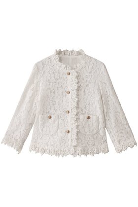 【コルコバード/CORCOVADO】のノーカラーレースジャケット 人気、トレンドファッション・服の通販 founy(ファニー) ファッション Fashion レディースファッション Fashion for Women エレガント 上品 Elegant カーディガン Cardigan, Knitwear ケミカル Chemical, Chemical Wash コンパクト Compact, Small Size ジャケット Jacket, Outerwear ドレス Dress, One-Piece ボトム Bottoms, Lower Wear レース Lace, Lace Fabric 夏 Summer 春 Spring S/S・春夏 SS, Spring/Summer, Warm Season |ID:prp329100004423941