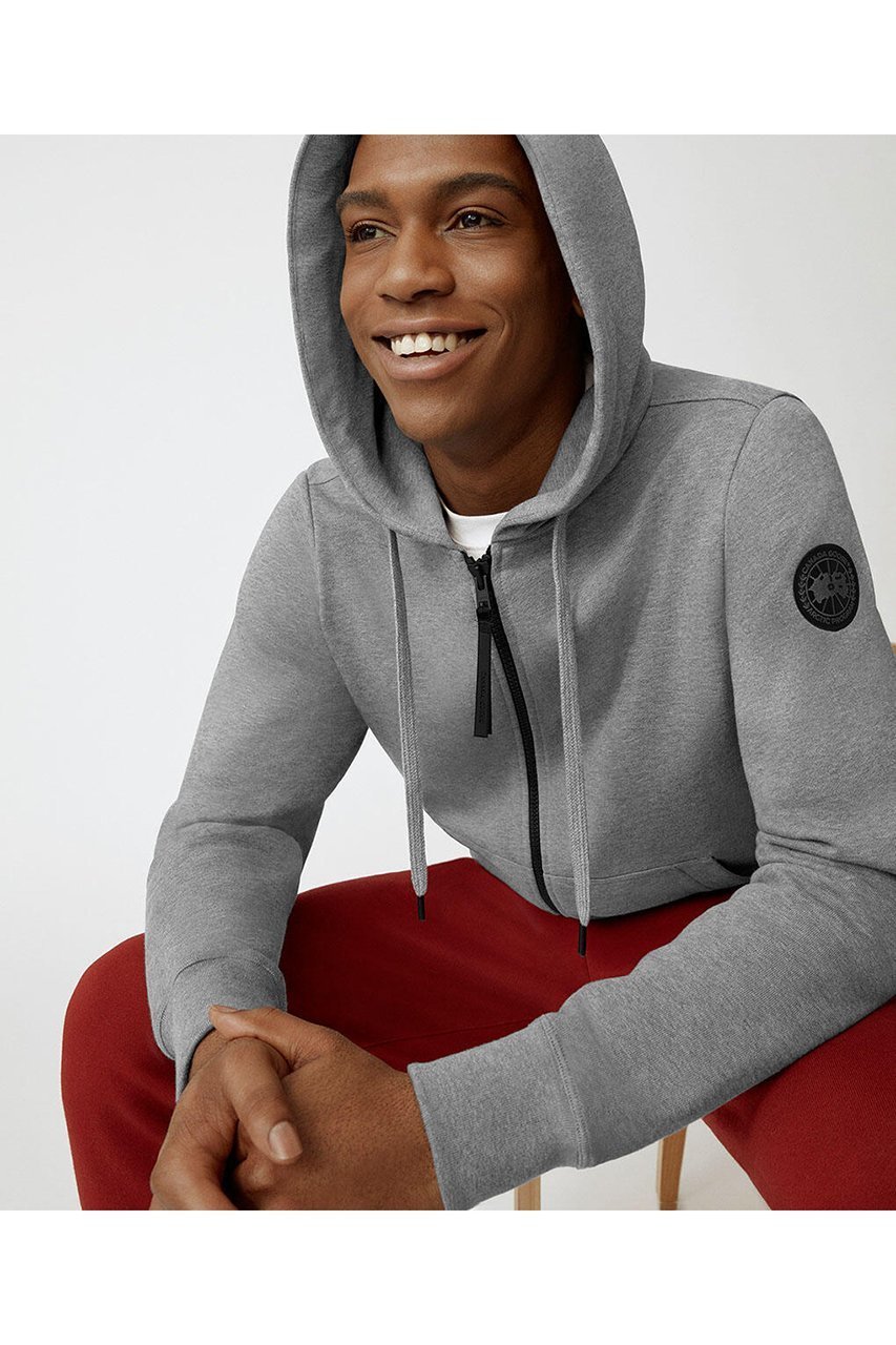【カナダグース/CANADA GOOSE / MEN】の【MEN】7401MB Huron Full Zip Hoody Black Label ヒューロン フルジップ フーディー 人気、トレンドファッション・服の通販 founy(ファニー) 　ファッション　Fashion　メンズファッション　Fashion for Men　トップス・カットソー　Cut & Sew Tops　メンズシャツ　Shirts　インナー　Innerwear　シンプル　Simple, Minimal　ジップ　Zip, Zipper　ジャケット　Jacket, Outerwear　スリーブ　Sleeve, Long Sleeve / Short Sleeve　ダイヤモンド　Diamond, Brilliant Cut　デニム　Denim, Jeans Material　ドローコード　Drawcord, Drawstring Cord　ハンド　Hand, Handmade　フロント　Front, Front Design　ポケット　Pocket, Pocket Detail　ロング　Long, Long-Length　other-4|ID: prp329100004423946 ipo3291000000031261673