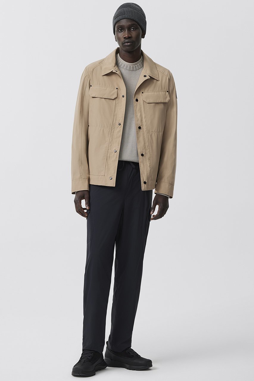 【カナダグース/CANADA GOOSE】の【MEN】2447MB Burnaby Chore Coat Black Label バーナビー チョア コート 人気、トレンドファッション・服の通販 founy(ファニー) 　ファッション　Fashion　レディースファッション　Fashion for Women　アウター　Coat / Outerwear Collection　コート・ロングコート・ピーコート　Long Coats, Peacoats & More　レディースジャケット・軽アウター　Jackets　ジャケット　Jacket, Outerwear　ストライプ　Stripe, Striped Pattern　ダブル　Double, Double-Breasted　パフォーマンス　Performance, Active Function　フロント　Front, Front Design　ポケット　Pocket, Pocket Detail　ユニセックス　Unisex, Genderless　ライニング　Inner Lining, Inner Fabric, Lined　other-2|ID: prp329100004423947 ipo3291000000036096899