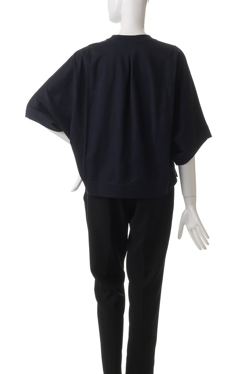 【エブール/ebure】のハイゲージソフトコットン クルーネックカットソー 人気、トレンドファッション・服の通販 founy(ファニー) 　ファッション　Fashion　レディースファッション　Fashion for Women　トップス・カットソー　Cut & Sew Tops　シャツ・ブラウス・オフィスカジュアル　Elegant Blouses & Button-Ups　ロングTシャツ・Tシャツ　Longline T-Shirts & Tees　カットソー・ベーシックTシャツ　Cut-and-Sewn Tops / Stretch Tees & Basics　インド　Indian Textile　カットソー　Cut and Sewn Top　ショート　Short, Short Length　スリーブ　Sleeve, Long Sleeve / Short Sleeve　フォルム　Silhouette, Form　ボックス　Boxy, Box Shape　ボトム　Bottoms, Lower Wear　other-4|ID: prp329100004423957 ipo3291000000032868765