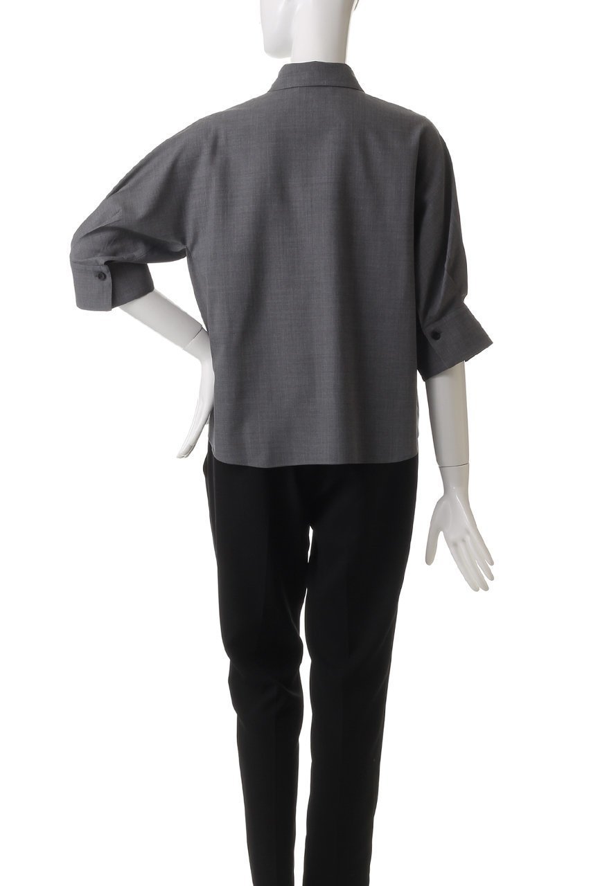 【エブール/ebure】のライトトロピカルウール パフスリーブシャツ 人気、トレンドファッション・服の通販 founy(ファニー) 　ファッション　Fashion　レディースファッション　WOMEN　トップス・カットソー　Tops/Tshirt　シャツ/ブラウス　Shirts/Blouses　おすすめ　Recommend　なめらか　Smooth　クール　Cool　ショート　Short　スリーブ　Sleeve　フォルム　Form　軽量　Lightweight　other-4|ID: prp329100004423960 ipo3291000000031261760