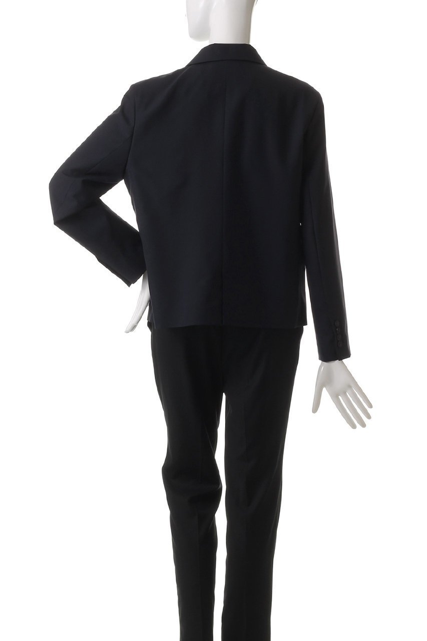 【エブール/ebure】のライトトロピカルウール クロップド丈ピークドラペルジャケット 人気、トレンドファッション・服の通販 founy(ファニー) 　ファッション　Fashion　レディースファッション　Fashion for Women　アウター　Coat / Outerwear Collection　レディースジャケット・軽アウター　Jackets　おすすめ　Recommended / Our Picks　なめらか　Smooth, Silky Texture　クロップド　Cropped, Short Length　ジャケット　Jacket, Outerwear　ストライプ　Stripe, Striped Pattern　バランス　Balance, Style Balance　軽量　Lightweight, Ultra Light　other-4|ID: prp329100004423961 ipo3291000000032959644