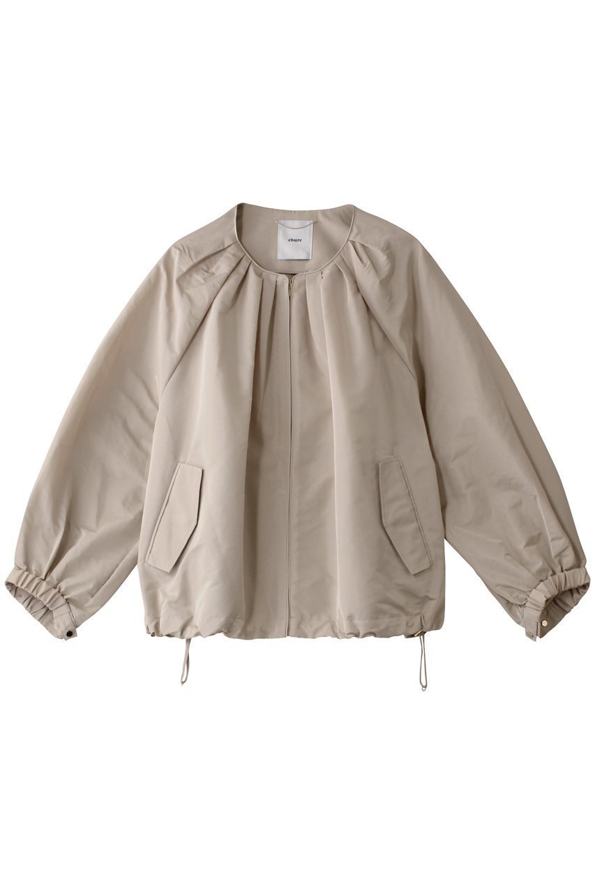 【エブール/ebure】のマイクロタフタ ブラウスブルゾン 人気、トレンドファッション・服の通販 founy(ファニー) 　ファッション　Fashion　レディースファッション　Fashion for Women　アウター　Coat / Outerwear Collection　レディースジャケット・軽アウター　Jackets　ブルゾンジャケット・スポーティアウター　Blouson Jackets　ジャケット　Jacket, Outerwear　タフタ　Taffeta, Structured Fabric　ドット　Polka Dot, Dot Pattern　パイピング　Piping, Trim Design　ブルゾン　Blouson, Bomber Jacket　ランダム　Random, Irregular　羽織　Haori, Light Jacket　 other-1|ID: prp329100004423965 ipo3291000000032959658