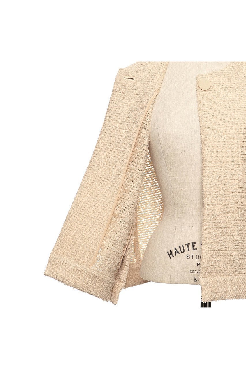 【オブリオ/AUBRIOT】のスプリングツイード ケープジャケット 人気、トレンドファッション・服の通販 founy(ファニー) 　ファッション　Fashion　レディースファッション　WOMEN　アウター　Coat Outerwear　ジャケット　Jackets　イタリア　Italy　クラシック　Classic　ジャケット　Jacket　スプリング　Spring　ツィード　Tweed　ツイード　Tweed　モダン　Modern　ヴィンテージ　Vintage　エレガント 上品　Elegant　other-7|ID: prp329100004423971 ipo3291000000031328038