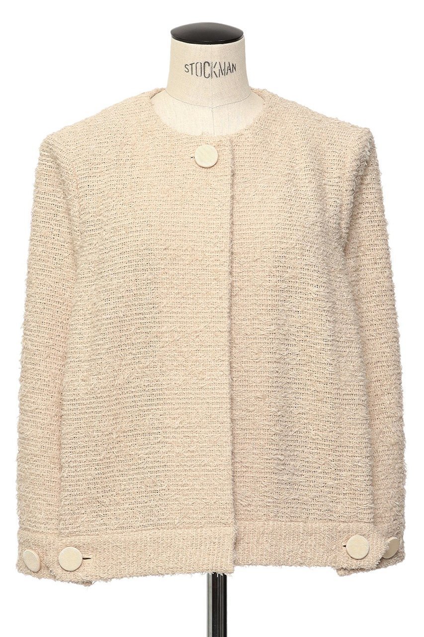 【オブリオ/AUBRIOT】のスプリングツイード ケープジャケット インテリア・キッズ・メンズ・レディースファッション・服の通販 founy(ファニー) ファッション Fashion レディースファッション Fashion for Women アウター Coat / Outerwear Collection レディースジャケット・軽アウター Jackets イタリア Italy クラシック Classic, Timeless Style ジャケット Jacket, Outerwear スプリング Spring, Spring Collection ツイード/ツィード Choker, Choker Necklace ツイード Twill, Twill Weave モダン Modern, Contemporary ヴィンテージ Vintage Style エレガント 上品 Elegant ライトベージュ|ID: prp329100004423971 ipo3291000000036061093