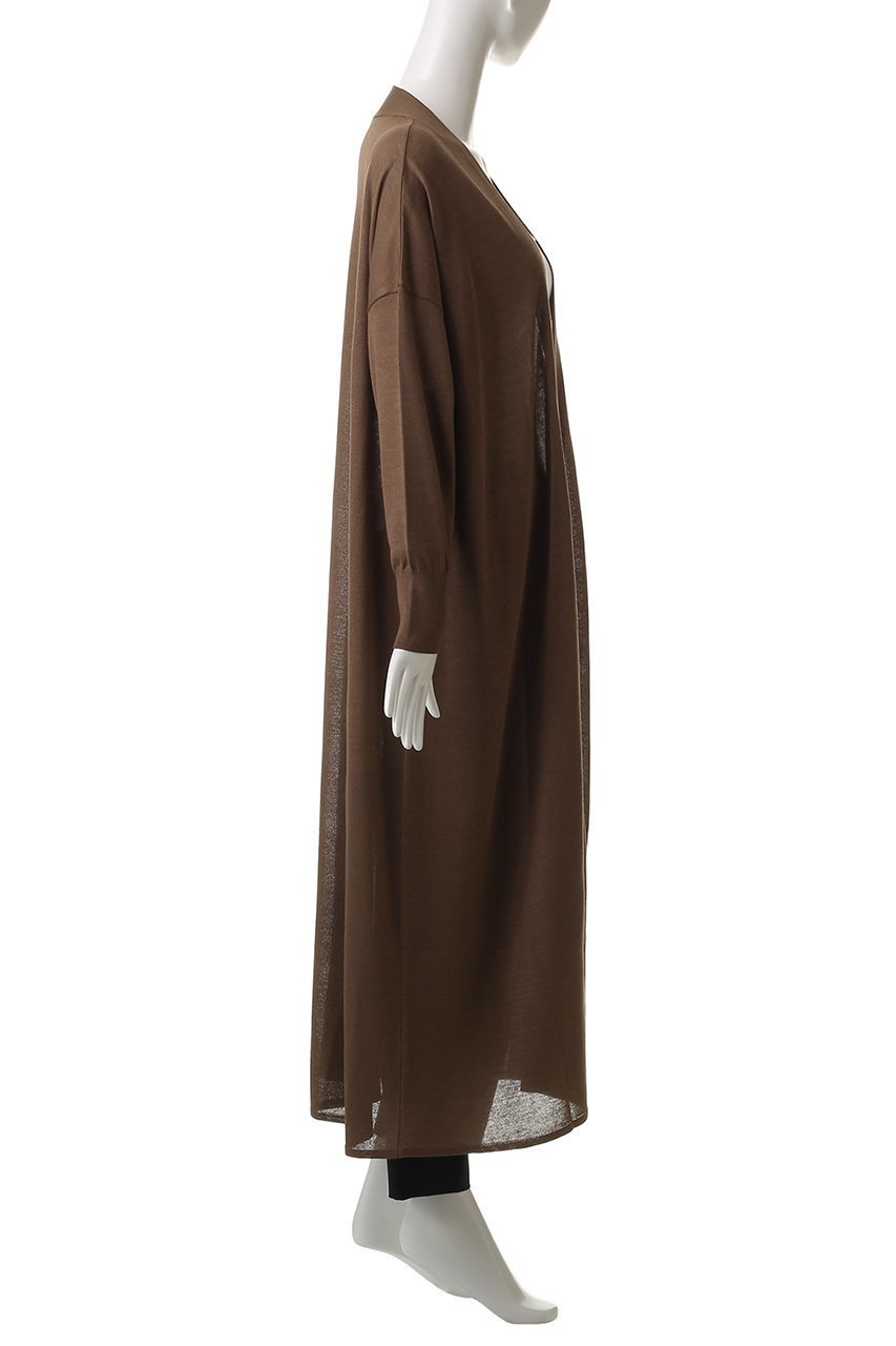 【オブリオ/AUBRIOT】のコットンシルク ロングカーディガン 人気、トレンドファッション・服の通販 founy(ファニー) 　ファッション　Fashion　レディースファッション　Fashion for Women　トップス・カットソー　Cut & Sew Tops　ニット　Knit Tops & Sweaters　カーディガン・羽織り　Layered Style Cardigans　カーディガン　Cardigan, Knitwear　シルク　Silk, 100% Silk　シルケット　Silket, Silky Cotton　シンプル　Simple, Minimal　マキシ　Maxi, Full Length　ロング　Long, Long-Length　日本製　Made In Japan　other-3|ID: prp329100004423972 ipo3291000000035962094