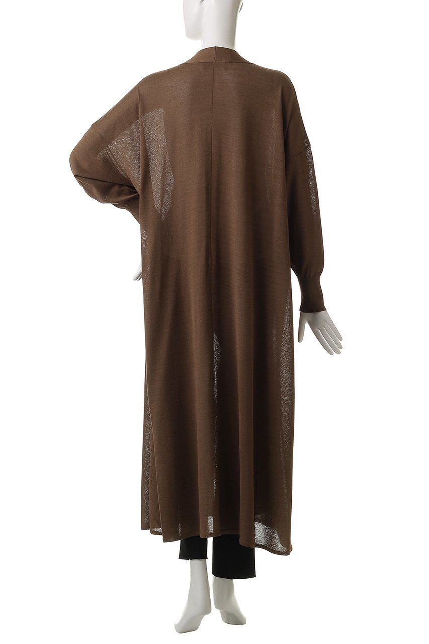 【オブリオ/AUBRIOT】のコットンシルク ロングカーディガン 人気、トレンドファッション・服の通販 founy(ファニー) 　ファッション　Fashion　レディースファッション　Fashion for Women　トップス・カットソー　Cut & Sew Tops　ニット　Knit Tops & Sweaters　カーディガン・羽織り　Layered Style Cardigans　カーディガン　Cardigan, Knitwear　シルク　Silk, 100% Silk　シルケット　Silket, Silky Cotton　シンプル　Simple, Minimal　マキシ　Maxi, Full Length　ロング　Long, Long-Length　日本製　Made In Japan　other-4|ID: prp329100004423972 ipo3291000000035962095