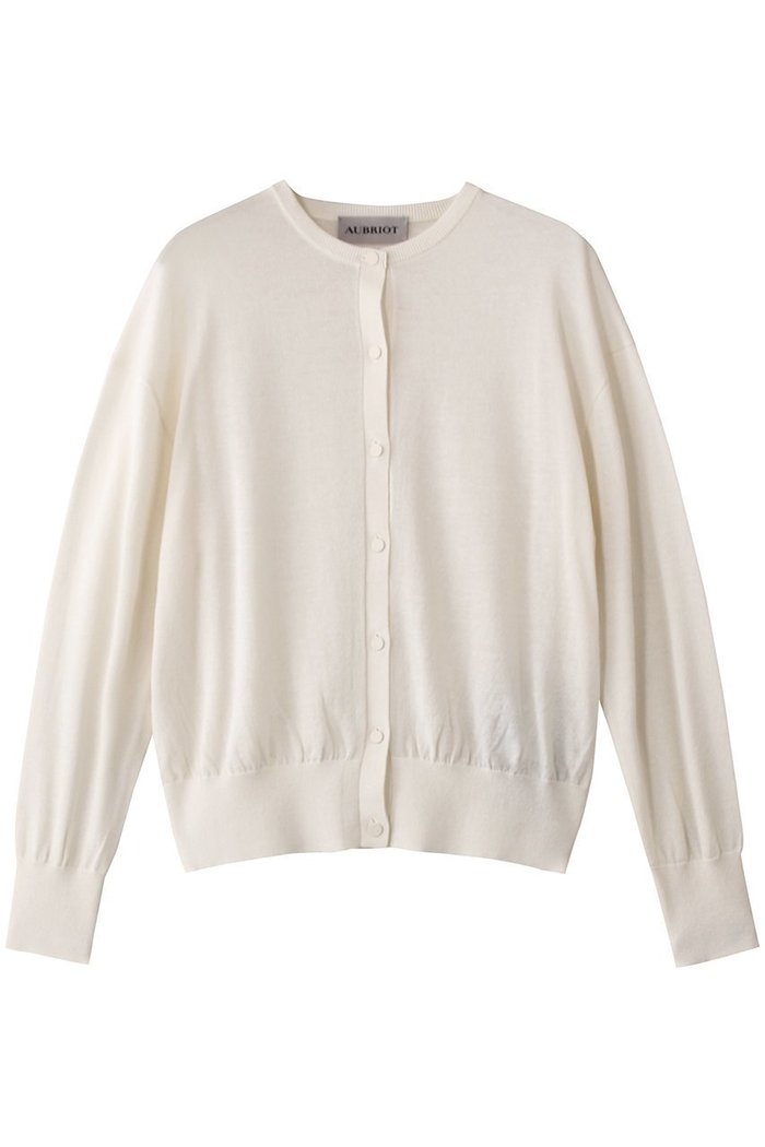 【オブリオ/AUBRIOT】のコットンシルク クルーネックカーディガン インテリア・キッズ・メンズ・レディースファッション・服の通販 founy(ファニー) https://founy.com/ ファッション Fashion レディースファッション Fashion for Women トップス・カットソー Cut & Sew Tops ニット Knit Tops & Sweaters カーディガン・羽織り Layered Style Cardigans カーディガン Cardigan, Knitwear シルク Silk, 100% Silk シルケット Silket, Silky Cotton フォルム Silhouette, Form ボックス Boxy, Box Shape ミックス Mix, Mixed Style リラックス Relax, Relaxed Fit 日本製 Made In Japan |ID: prp329100004423973 ipo3291000000036082586