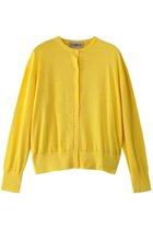 【オブリオ/AUBRIOT】のコットンシルク クルーネックカーディガン イエロー|ID: prp329100004423973 ipo3291000000036082589