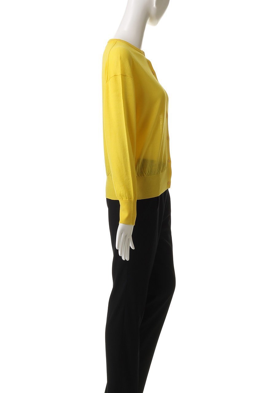 【オブリオ/AUBRIOT】のコットンシルク クルーネックカーディガン 人気、トレンドファッション・服の通販 founy(ファニー) 　ファッション　Fashion　レディースファッション　Fashion for Women　トップス・カットソー　Cut & Sew Tops　ニット　Knit Tops & Sweaters　カーディガン・羽織り　Layered Style Cardigans　カーディガン　Cardigan, Knitwear　シルク　Silk, 100% Silk　シルケット　Silket, Silky Cotton　フォルム　Silhouette, Form　ボックス　Boxy, Box Shape　ミックス　Mix, Mixed Style　リラックス　Relax, Relaxed Fit　日本製　Made In Japan　other-3|ID: prp329100004423973 ipo3291000000036884901