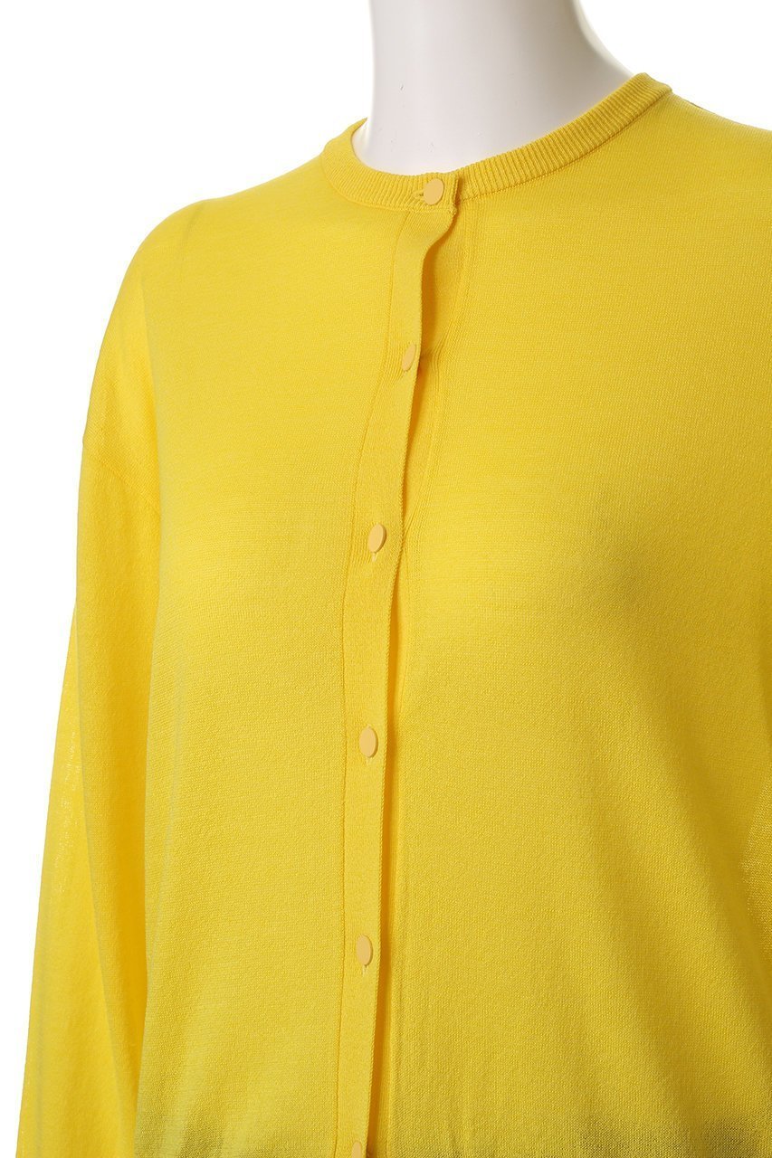 【オブリオ/AUBRIOT】のコットンシルク クルーネックカーディガン 人気、トレンドファッション・服の通販 founy(ファニー) 　ファッション　Fashion　レディースファッション　Fashion for Women　トップス・カットソー　Cut & Sew Tops　ニット　Knit Tops & Sweaters　カーディガン・羽織り　Layered Style Cardigans　カーディガン　Cardigan, Knitwear　シルク　Silk, 100% Silk　シルケット　Silket, Silky Cotton　フォルム　Silhouette, Form　ボックス　Boxy, Box Shape　ミックス　Mix, Mixed Style　リラックス　Relax, Relaxed Fit　日本製　Made In Japan　other-5|ID: prp329100004423973 ipo3291000000036884903