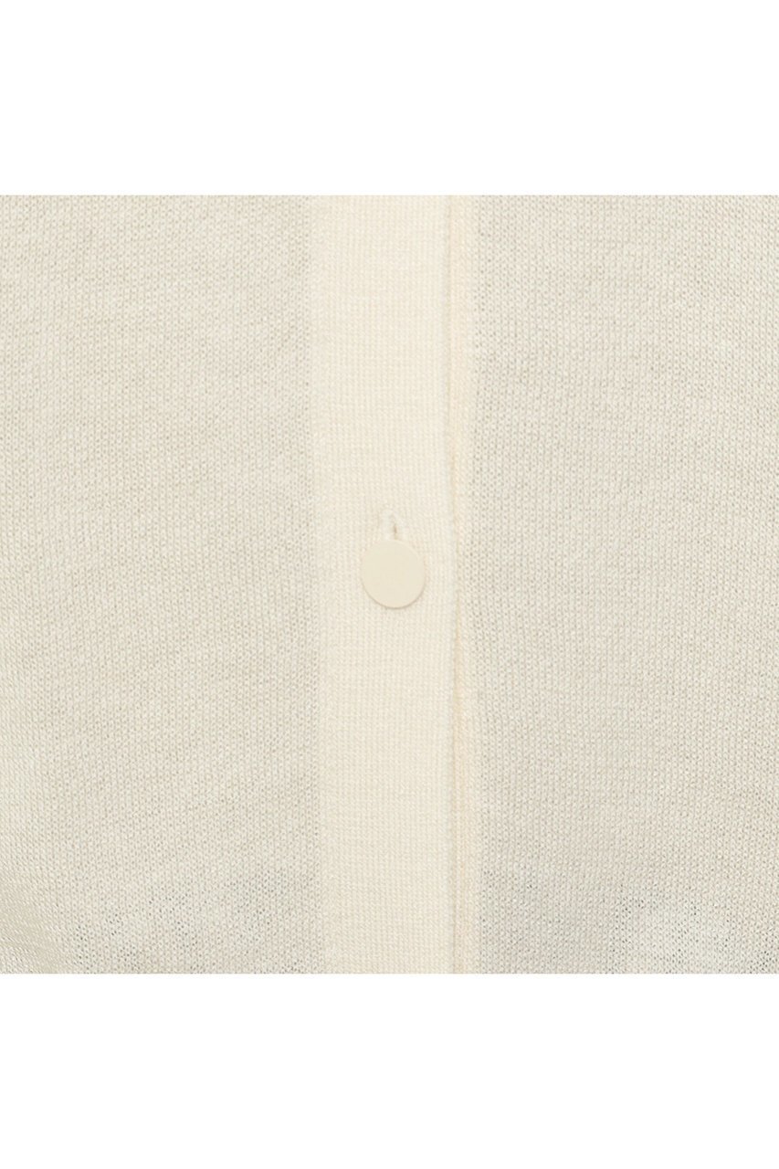 【オブリオ/AUBRIOT】のコットンシルク クルーネックカーディガン 人気、トレンドファッション・服の通販 founy(ファニー) 　ファッション　Fashion　レディースファッション　Fashion for Women　トップス・カットソー　Cut & Sew Tops　ニット　Knit Tops & Sweaters　カーディガン・羽織り　Layered Style Cardigans　カーディガン　Cardigan, Knitwear　シルク　Silk, 100% Silk　シルケット　Silket, Silky Cotton　フォルム　Silhouette, Form　ボックス　Boxy, Box Shape　ミックス　Mix, Mixed Style　リラックス　Relax, Relaxed Fit　日本製　Made In Japan　other-7|ID: prp329100004423973 ipo3291000000036884905