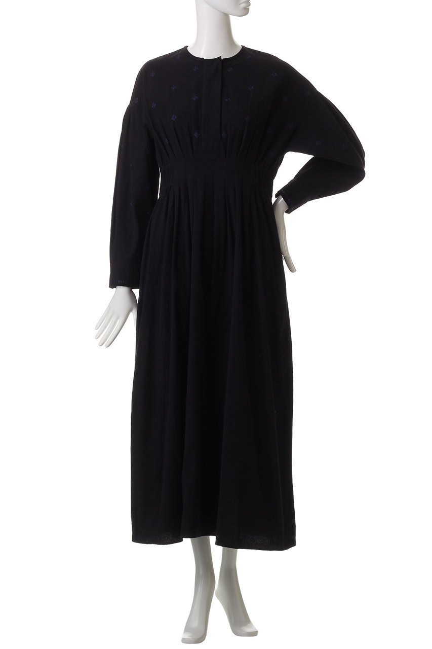 【ヌキテパ/NE QUITTEZ PAS】のCRIMP COTTON ASTER エンブロイダリー タックドレス 人気、トレンドファッション・服の通販 founy(ファニー) 　ファッション　Fashion　レディースファッション　Fashion for Women　ワンピース　Dresses　フォーマル・パーティードレス・結婚式用ドレス　Elegant & Casual Dresses　チュニック　Tunic Tops & Dresses　エンブロイダリー　Embroidery Design　チュニック　Tunic, Long Top　ドレス　Dress, One-Piece　ロング　Long, Long-Length　春　Spring　other-2|ID: prp329100004423977 ipo3291000000032873481