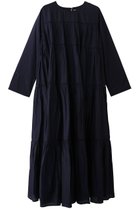 【ヌキテパ/NE QUITTEZ PAS】のCOTTON VOILE ティアード マキシドレス ネイビー|ID: prp329100004423987 ipo3291000000032873190