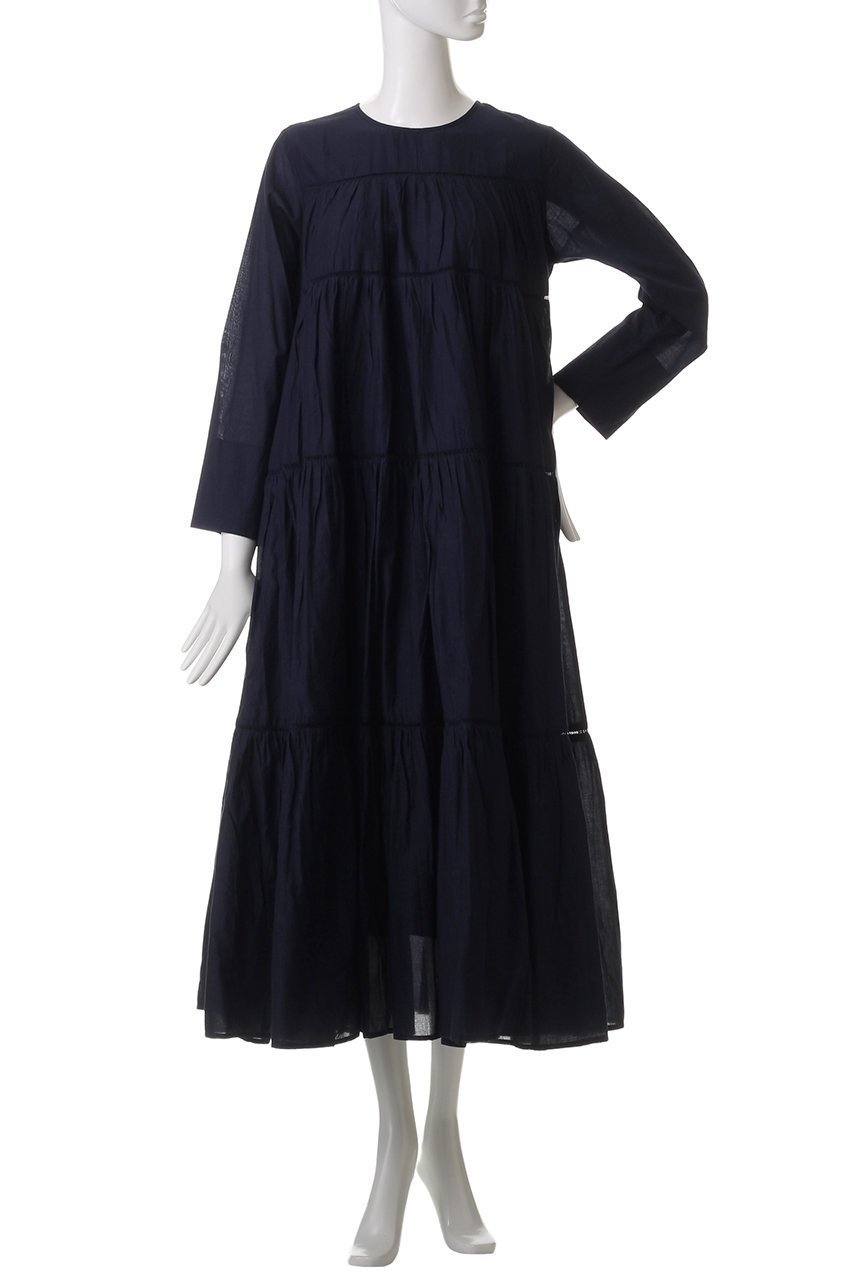 【ヌキテパ/NE QUITTEZ PAS】のCOTTON VOILE ティアード マキシドレス 人気、トレンドファッション・服の通販 founy(ファニー) 　ファッション　Fashion　レディースファッション　Fashion for Women　ワンピース　Dresses　フォーマル・パーティードレス・結婚式用ドレス　Elegant & Casual Dresses　チュニック　Tunic Tops & Dresses　サンダル　Sandals, Summer Shoes　シューズ　Shoes, Footwear　チュニック　Tunic, Long Top　ティアード　Tiered, Tiered Style　ドレス　Dress, One-Piece　フェミニン　Feminine, Girly　フラット　Flat, Flat Shoes　マキシ　Maxi, Full Length　レース　Lace, Lace Fabric　ロング　Long, Long-Length　other-2|ID: prp329100004423987 ipo3291000000032873198