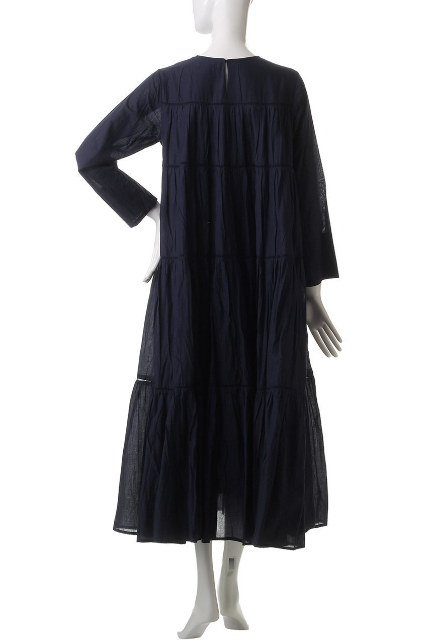 【ヌキテパ/NE QUITTEZ PAS】のCOTTON VOILE ティアード マキシドレス 人気、トレンドファッション・服の通販 founy(ファニー) 　ファッション　Fashion　レディースファッション　Fashion for Women　ワンピース　Dresses　フォーマル・パーティードレス・結婚式用ドレス　Elegant & Casual Dresses　チュニック　Tunic Tops & Dresses　サンダル　Sandals, Summer Shoes　シューズ　Shoes, Footwear　チュニック　Tunic, Long Top　ティアード　Tiered, Tiered Style　ドレス　Dress, One-Piece　フェミニン　Feminine, Girly　フラット　Flat, Flat Shoes　マキシ　Maxi, Full Length　レース　Lace, Lace Fabric　ロング　Long, Long-Length　other-4|ID: prp329100004423987 ipo3291000000032873214
