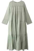 【ヌキテパ/NE QUITTEZ PAS】のCOTTON VOILE ティアード マキシドレス ミント|ID: prp329100004423988 ipo3291000000032873246