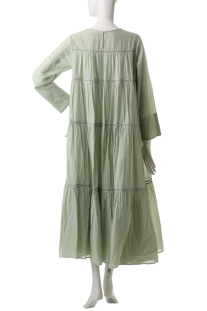 【ヌキテパ/NE QUITTEZ PAS】のCOTTON VOILE ティアード マキシドレス 人気、トレンドファッション・服の通販 founy(ファニー) 　ファッション　Fashion　レディースファッション　Fashion for Women　ワンピース　Dresses　フォーマル・パーティードレス・結婚式用ドレス　Elegant & Casual Dresses　チュニック　Tunic Tops & Dresses　チュニック　Tunic, Long Top　ティアード　Tiered, Tiered Style　トレンド　Trend, Trending Now　ドレス　Dress, One-Piece　バランス　Balance, Style Balance　マキシ　Maxi, Full Length　レース　Lace, Lace Fabric　ロング　Long, Long-Length　other-4|ID: prp329100004423988 ipo3291000000032873261