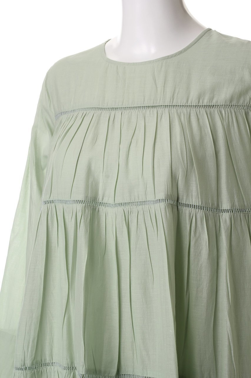 【ヌキテパ/NE QUITTEZ PAS】のCOTTON VOILE ティアード マキシドレス 人気、トレンドファッション・服の通販 founy(ファニー) 　ファッション　Fashion　レディースファッション　Fashion for Women　ワンピース　Dresses　フォーマル・パーティードレス・結婚式用ドレス　Elegant & Casual Dresses　チュニック　Tunic Tops & Dresses　チュニック　Tunic, Long Top　ティアード　Tiered, Tiered Style　トレンド　Trend, Trending Now　ドレス　Dress, One-Piece　バランス　Balance, Style Balance　マキシ　Maxi, Full Length　レース　Lace, Lace Fabric　ロング　Long, Long-Length　other-5|ID: prp329100004423988 ipo3291000000032873266
