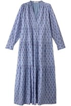 【ヌキテパ/NE QUITTEZ PAS】のPOPLIN PAISLEY プリント ティアードドレス ブルー|ID: prp329100004423989 ipo3291000000032873302
