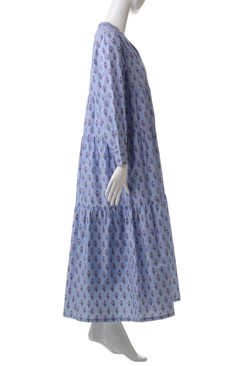 【ヌキテパ/NE QUITTEZ PAS】のPOPLIN PAISLEY プリント ティアードドレス 人気、トレンドファッション・服の通販 founy(ファニー) 　ファッション　Fashion　レディースファッション　Fashion for Women　ワンピース　Dresses　フォーマル・パーティードレス・結婚式用ドレス　Elegant & Casual Dresses　チュニック　Tunic Tops & Dresses　オリエンタル　Oriental Pattern　チュニック　Tunic, Long Top　ドレス　Dress, One-Piece　プリント　Print, Printed Pattern　ロング　Long, Long-Length　夏　Summer　春　Spring　S/S・春夏　SS, Spring/Summer, Warm Season　other-3|ID: prp329100004423989 ipo3291000000032873316