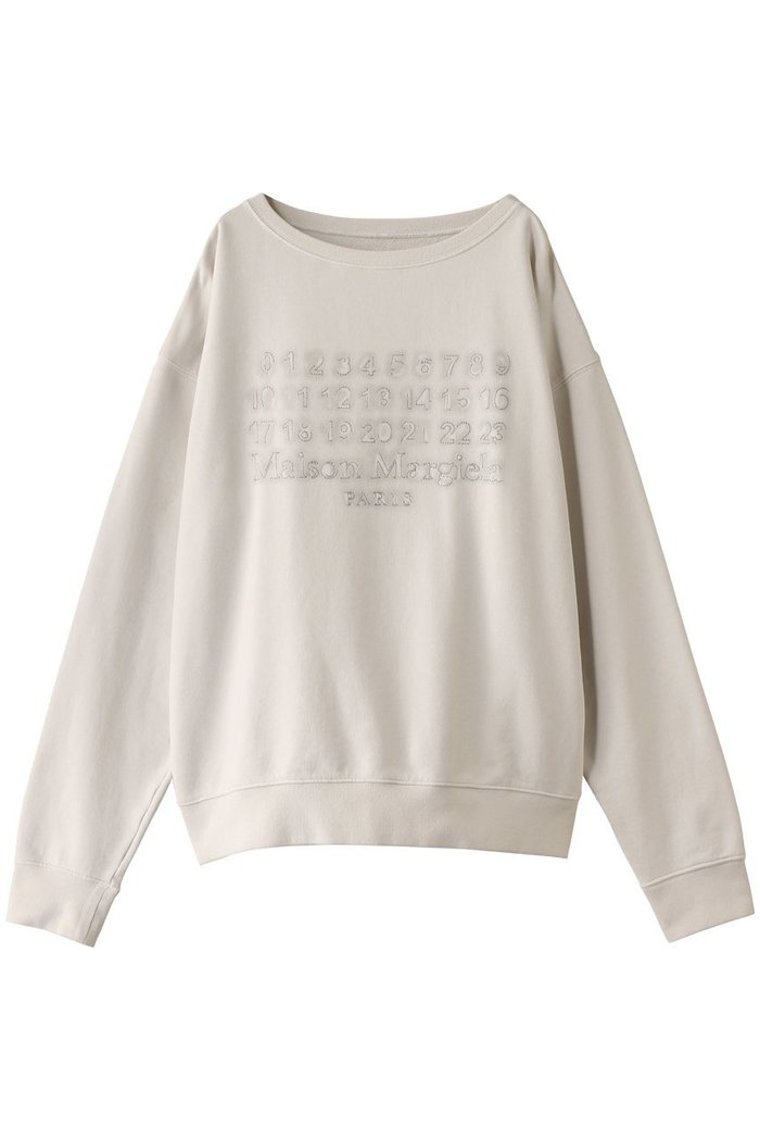 【メゾン マルジェラ/MAISON MARGIELA / MEN】の【MEN】ロゴ入りスウェットシャツ インテリア・キッズ・メンズ・レディースファッション・服の通販 founy(ファニー) https://founy.com/ ファッション Fashion メンズファッション MEN トップス・カットソー Tops/Tshirt/Men シャツ Shirts スラックス Slacks スリーブ Sleeve デニム Denim リラックス Relax ロング Long |ID: prp329100004424002 ipo3291000000030892511