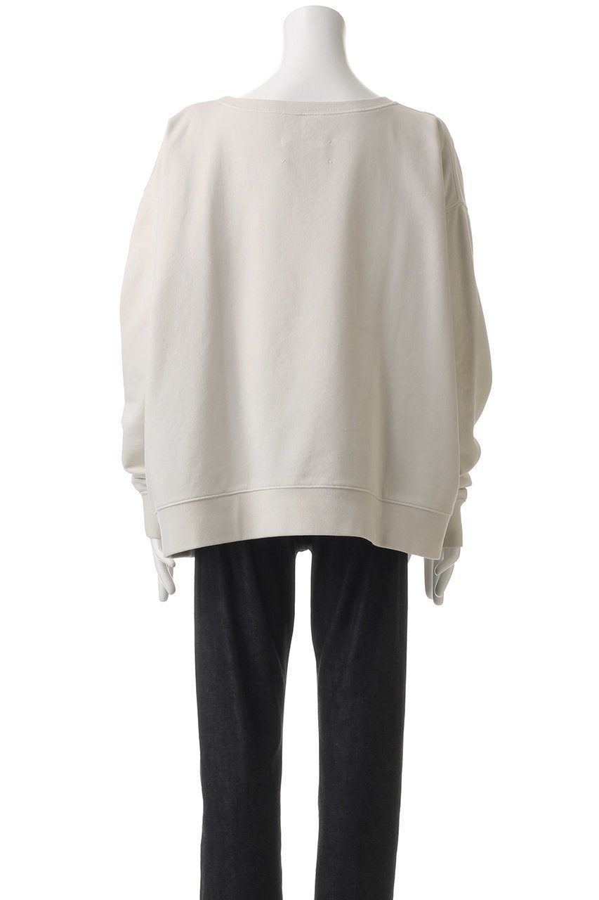 【メゾン マルジェラ/MAISON MARGIELA / MEN】の【MEN】ロゴ入りスウェットシャツ 人気、トレンドファッション・服の通販 founy(ファニー) 　ファッション　Fashion　メンズファッション　Fashion for Men　トップス・カットソー　Cut & Sew Tops　メンズシャツ　Shirts　スラックス　Slacks, Dress Pants　スリーブ　Sleeve, Long Sleeve / Short Sleeve　デニム　Denim, Jeans Material　リラックス　Relax, Relaxed Fit　ロング　Long, Long-Length　other-4|ID: prp329100004424002 ipo3291000000032868183