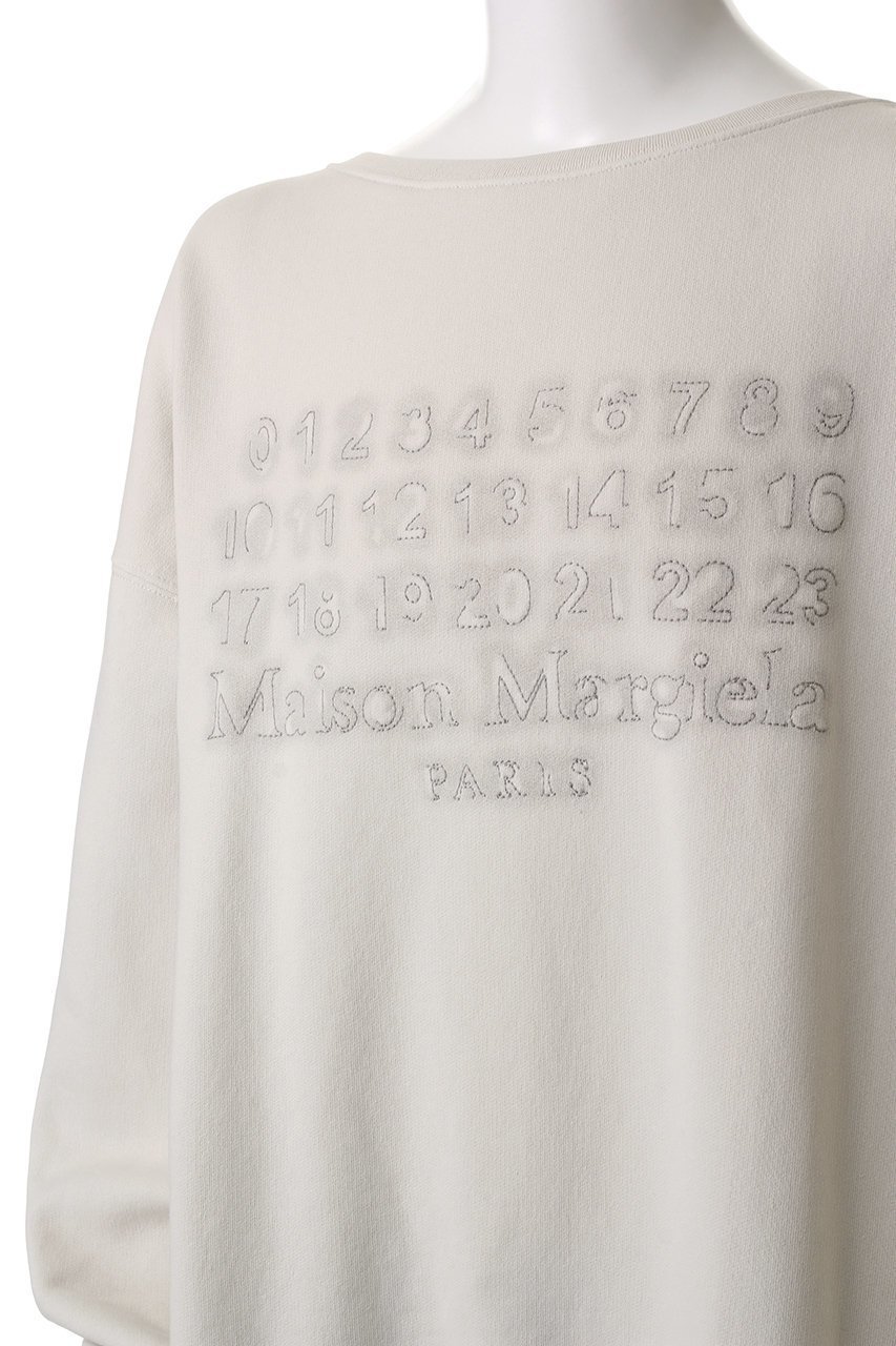 【メゾン マルジェラ/MAISON MARGIELA / MEN】の【MEN】ロゴ入りスウェットシャツ 人気、トレンドファッション・服の通販 founy(ファニー) 　ファッション　Fashion　メンズファッション　Fashion for Men　トップス・カットソー　Cut & Sew Tops　メンズシャツ　Shirts　スラックス　Slacks, Dress Pants　スリーブ　Sleeve, Long Sleeve / Short Sleeve　デニム　Denim, Jeans Material　リラックス　Relax, Relaxed Fit　ロング　Long, Long-Length　other-5|ID: prp329100004424002 ipo3291000000032868188