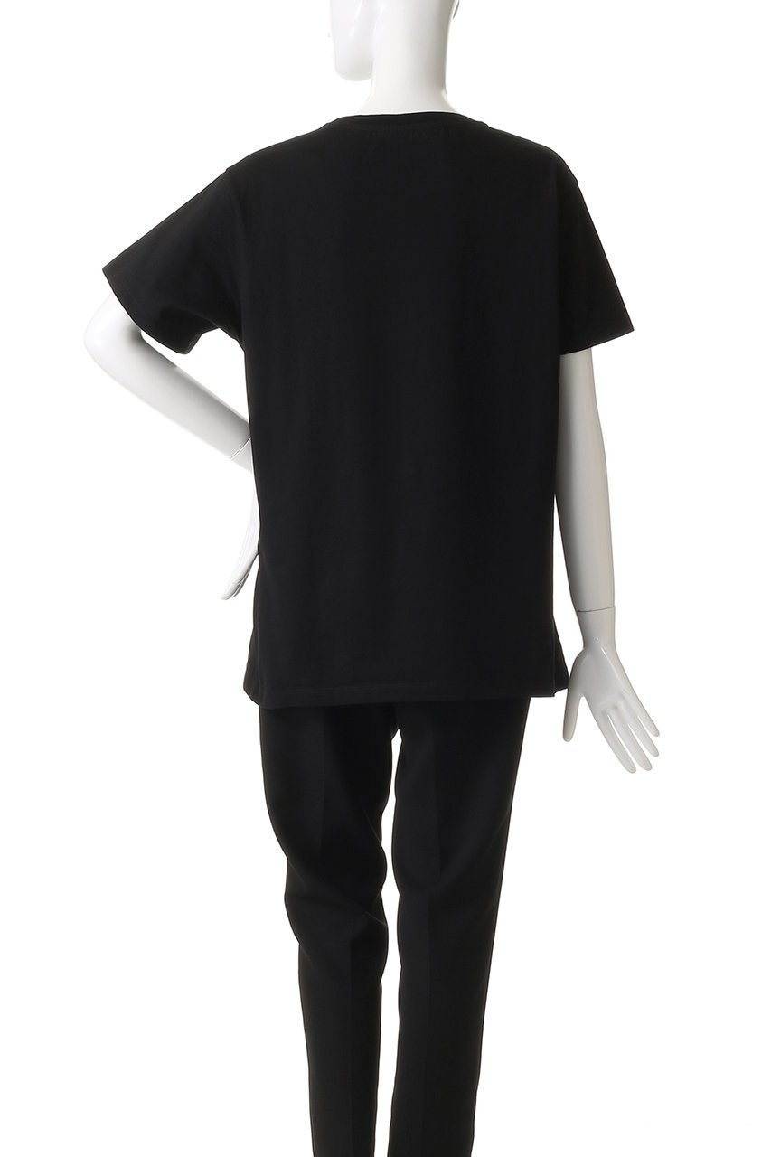 【ヌメロ ヴェントゥーノ/N°21】のメッセージTシャツ 人気、トレンドファッション・服の通販 founy(ファニー) 　ファッション　Fashion　レディースファッション　Fashion for Women　トップス・カットソー　Cut & Sew Tops　シャツ・ブラウス・オフィスカジュアル　Elegant Blouses & Button-Ups　ロングTシャツ・Tシャツ　Longline T-Shirts & Tees　カットソー・ベーシックTシャツ　Cut-and-Sewn Tops / Stretch Tees & Basics　ショート　Short, Short Length　シンプル　Simple, Minimal　スリーブ　Sleeve, Long Sleeve / Short Sleeve　フォルム　Silhouette, Form　other-4|ID: prp329100004424006 ipo3291000000032868262