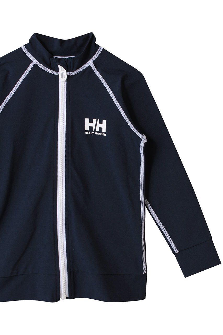 【ヘリーハンセン/HELLY HANSEN / KIDS】の【KIDS】キッズ ロングスリーブ HHフルジップラッシュガード 人気、トレンドファッション・服の通販 founy(ファニー) 　ファッション　Fashion　キッズファッション　Fashion for Kids　シンプル　Simple, Minimal　スポーツ　Sports, Activewear　スリーブ　Sleeve, Long Sleeve / Short Sleeve　ロング　Long, Long-Length　水着　Swimsuit, Swimwear　other-3|ID: prp329100004424008 ipo3291000000032844378