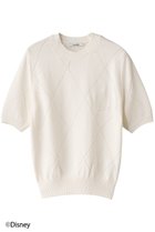 【スローン/SLOANE】の5Gリンクス編み ミッキーマウス/半袖クルーネック 人気、トレンドファッション・服の通販 founy(ファニー) ファッション Fashion レディースファッション Fashion for Women トップス・カットソー Cut & Sew Tops ニット Knit Tops & Sweaters カジュアルプルオーバー・ニットトップス Pullovers & Knit Tops / Casual Pullovers 半袖 Short Sleeve, Half Sleeve thumbnail ホワイト|ID: prp329100004424015 ipo3291000000032943981
