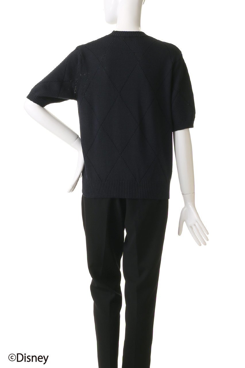 【スローン/SLOANE】の5Gリンクス編み ミッキーマウス/半袖クルーネック 人気、トレンドファッション・服の通販 founy(ファニー) 　ファッション　Fashion　レディースファッション　Fashion for Women　トップス・カットソー　Cut & Sew Tops　ニット　Knit Tops & Sweaters　カジュアルプルオーバー・ニットトップス　Pullovers & Knit Tops / Casual Pullovers　半袖　Short Sleeve, Half Sleeve　other-4|ID: prp329100004424015 ipo3291000000032944005