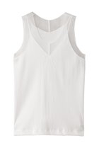 【マルティニーク/martinique】のリブチュールタンク 人気、トレンドファッション・服の通販 founy(ファニー) ファッション Fashion レディースファッション Fashion for Women トップス・カットソー Cut & Sew Tops キャミソール&ノースリーブ Camisoles & Sleeveless Tops シャツ・ブラウス・オフィスカジュアル Elegant Blouses & Button-Ups ロングTシャツ・Tシャツ Longline T-Shirts & Tees カットソー・ベーシックTシャツ Cut-and-Sewn Tops / Stretch Tees & Basics インナー Innerwear キャミソール Camisole, Spaghetti Strap Top シアー Sheer, See-Through ジャケット Jacket, Outerwear タンク Tank Top, Sleeveless Top チュール Tulip, Tulip Motif デニム Denim, Jeans Material ドッキング Docking, Mixed Material thumbnail ホワイト|ID: prp329100004424018 ipo3291000000036496624