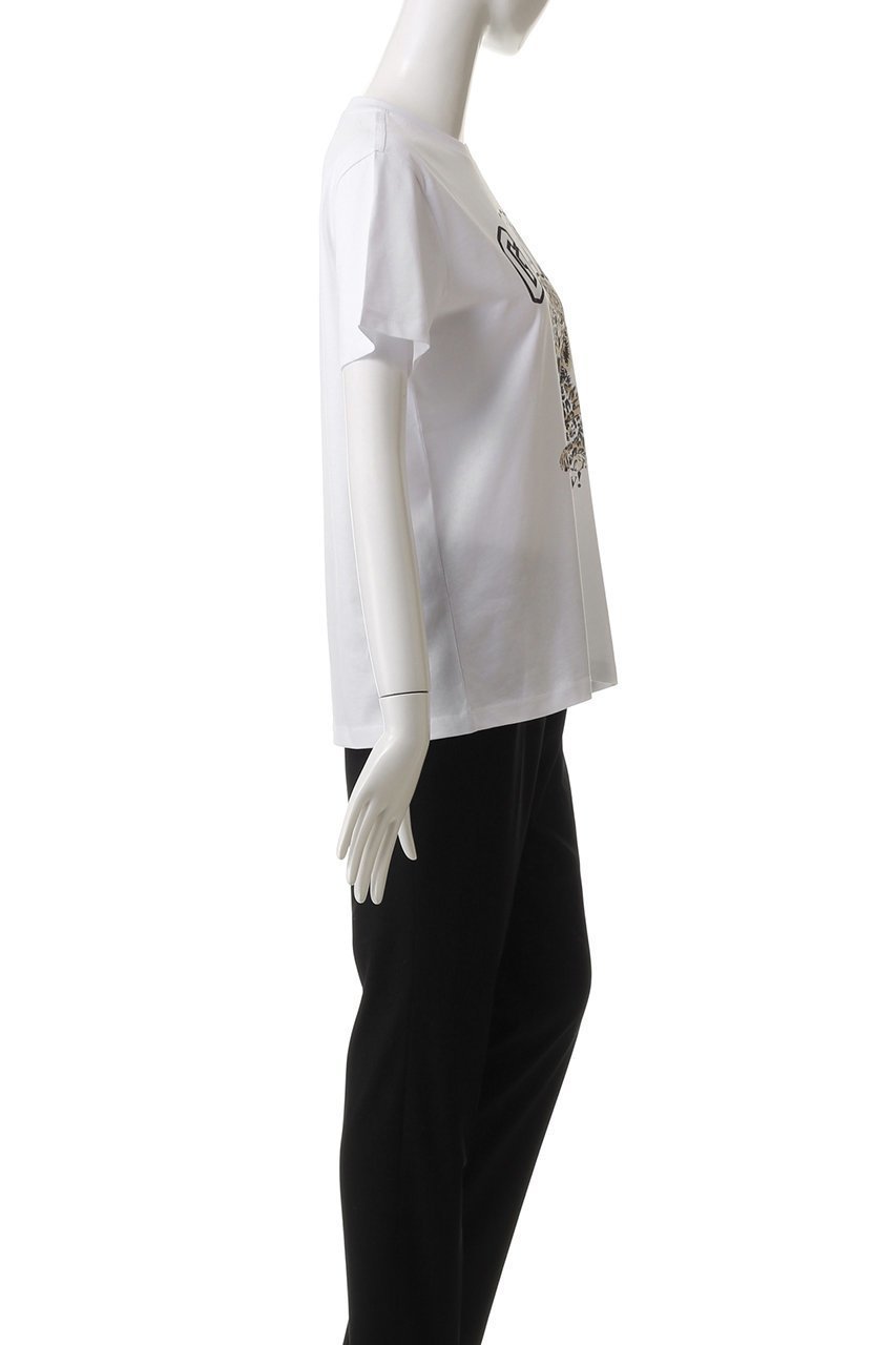 【ガニー/GANNI】のBasic Jersey Leopard リラックスTシャツ 人気、トレンドファッション・服の通販 founy(ファニー) 　ファッション　Fashion　レディースファッション　Fashion for Women　トップス・カットソー　Cut & Sew Tops　シャツ・ブラウス・オフィスカジュアル　Elegant Blouses & Button-Ups　ロングTシャツ・Tシャツ　Longline T-Shirts & Tees　カットソー・ベーシックTシャツ　Cut-and-Sewn Tops / Stretch Tees & Basics　ショート　Short, Short Length　スリーブ　Sleeve, Long Sleeve / Short Sleeve　リラックス　Relax, Relaxed Fit　夏　Summer　other-3|ID: prp329100004424019 ipo3291000000032841019