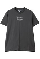 【ガニー/GANNI】のBasic Jersey Ganni リラックス Tシャツ ポルカニックアッシュ|ID:prp329100004424020