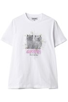 【ガニー/GANNI】のBasic Jersey Kittens リラックスTシャツ 人気、トレンドファッション・服の通販 founy(ファニー) ファッション Fashion レディースファッション WOMEN トップス・カットソー Tops/Tshirt シャツ/ブラウス Shirts/Blouses ロング / Tシャツ T-Shirts カットソー Cut and Sewn グラフィック Graphic ショート Short スリーブ Sleeve バランス Balance フロント Front プリント Print ボトム Bottom リラックス Relax NEW・新作・新着・新入荷 New Arrivals thumbnail ブライトホワイト|ID: prp329100004424023 ipo3291000000030892576