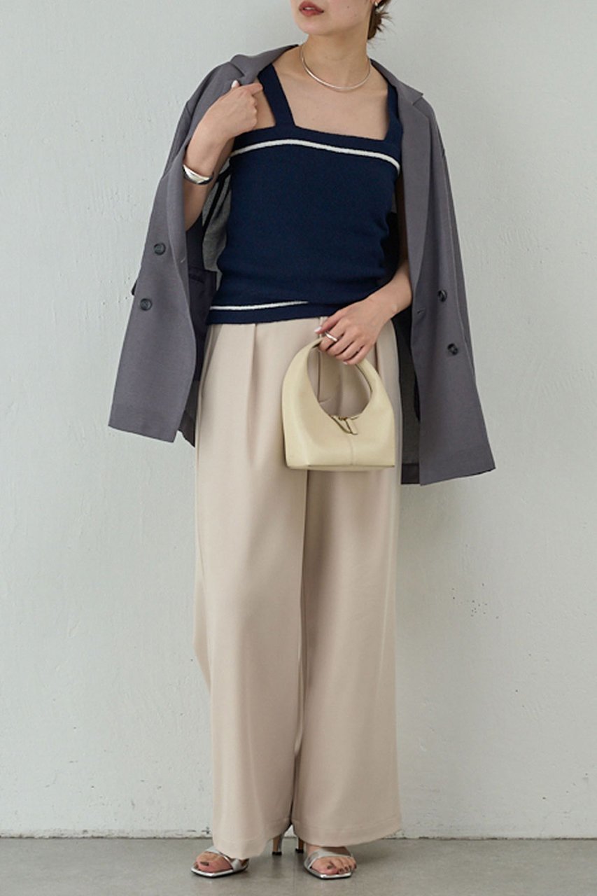 【ガリャルダガランテ/GALLARDAGALANTE】のトリミングブークレーニットキャミ 人気、トレンドファッション・服の通販 founy(ファニー) ファッション Fashion レディースファッション Fashion for Women トップス・カットソー Cut & Sew Tops ニット Knit Tops & Sweaters キャミソール&ノースリーブ Camisoles & Sleeveless Tops カジュアルプルオーバー・ニットトップス Pullovers & Knit Tops / Casual Pullovers おすすめ Recommended / Our Picks アンサンブル Ensemble Set カーディガン Cardigan, Knitwear キャミソール Camisole, Spaghetti Strap Top ショート Short, Short Length トリミング Trimming, Decorative Edge バランス Balance, Style Balance ボトム Bottoms, Lower Wear other-6|ID: prp329100004424028 ipo3291000000032943910