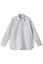 【ガリャルダガランテ/GALLARDAGALANTE】のワンポイント刺繍ストライプシャツ 人気、トレンドファッション・服の通販 founy(ファニー) ファッション Fashion レディースファッション Fashion for Women トップス・カットソー Cut & Sew Tops シャツ・ブラウス・オフィスカジュアル Elegant Blouses & Button-Ups ストライプ Stripe, Striped Pattern スリーブ Sleeve, Long Sleeve / Short Sleeve フェミニン Feminine, Girly マニッシュ Mannish, Boyish ミックス Mix, Mixed Style ロング Long, Long-Length ワンポイント One Point, Statement Accent thumbnail ホワイト|ID: prp329100004424035 ipo3291000000036071279