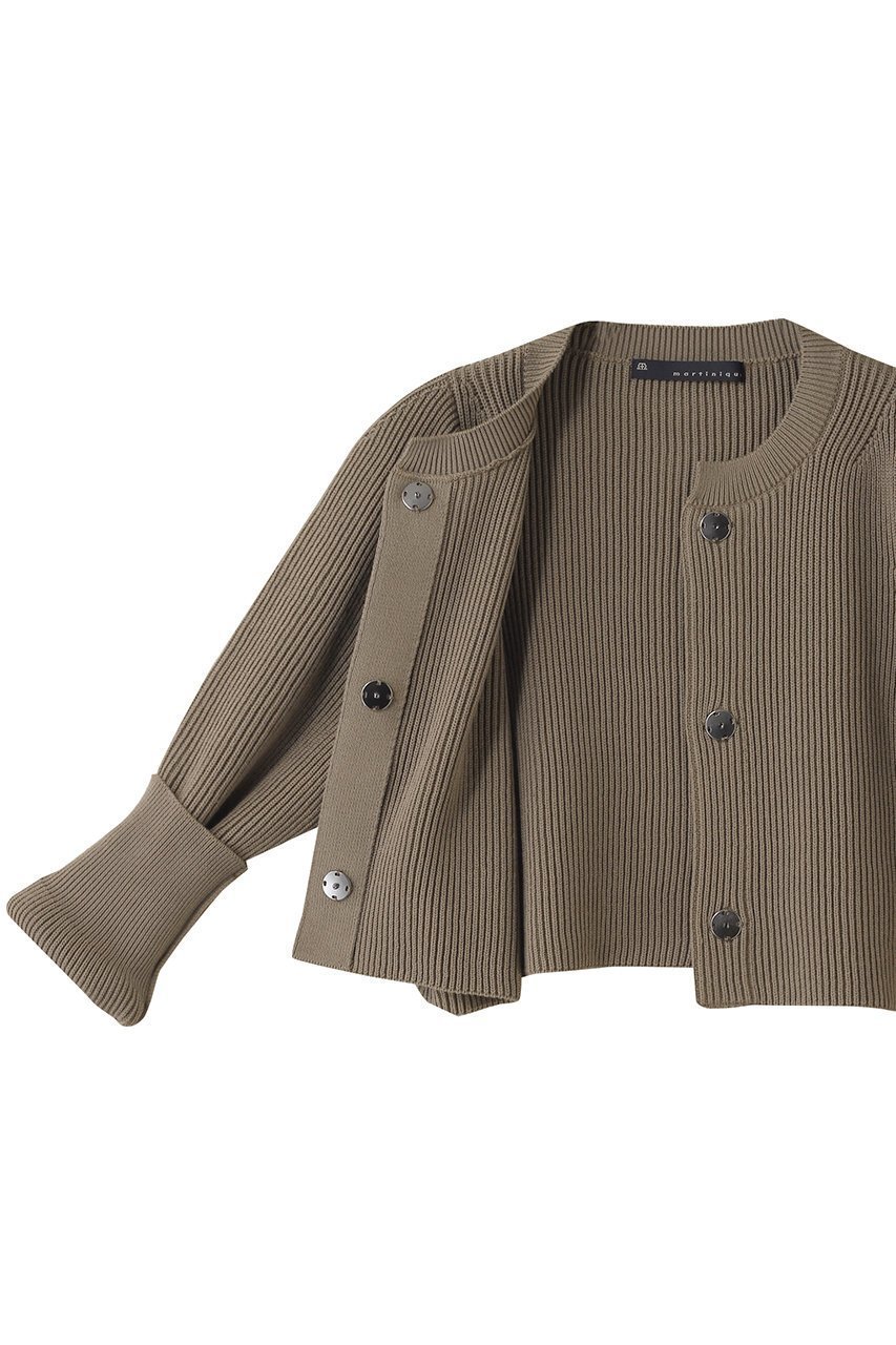 【マルティニーク/martinique】の畦ニットボレロ 人気、トレンドファッション・服の通販 founy(ファニー) 　ファッション　Fashion　レディースファッション　Fashion for Women　トップス・カットソー　Cut & Sew Tops　ニット　Knit Tops & Sweaters　カーディガン・羽織り　Layered Style Cardigans　カーディガン　Cardigan, Knitwear　クロップド　Cropped, Short Length　シンプル　Simple, Minimal　スリーブ　Sleeve, Long Sleeve / Short Sleeve　トレンド　Trend, Trending Now　ボレロ　Bolero, Short Cardigan　再入荷　Restock / Back in Stock　畦　Ribbed Knit　other-6|ID: prp329100004424044 ipo3291000000032704344