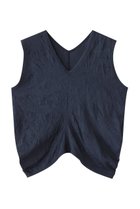 【プレインピープル/PLAIN PEOPLE】のキャッチワッシャージャージーVネックノースリーブ ネイビー|ID: prp329100004424047 ipo3291000000032706620
