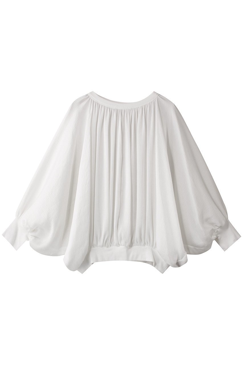 【プレインピープル/PLAIN PEOPLE】の楊柳シフォンブラウス 人気、トレンドファッション・服の通販 founy(ファニー) 　ファッション　Fashion　レディースファッション　Fashion for Women　トップス・カットソー　Cut & Sew Tops　シャツ・ブラウス・オフィスカジュアル　Elegant Blouses & Button-Ups　ギャザー　Gathered, Ruffled　シフォン　Chiffon, Lightweight Fabric　スリーブ　Sleeve, Long Sleeve / Short Sleeve　パーティ　Party, Party Style　ポンチョ　Poncho, Cape Style　ロング　Long, Long-Length　 other-1|ID: prp329100004424050 ipo3291000000032857461