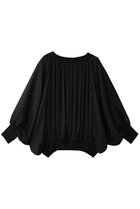 【プレインピープル/PLAIN PEOPLE】の楊柳シフォンブラウス 人気、トレンドファッション・服の通販 founy(ファニー) ファッション Fashion レディースファッション Fashion for Women トップス・カットソー Cut & Sew Tops シャツ・ブラウス・オフィスカジュアル Elegant Blouses & Button-Ups ギャザー Gathered, Ruffled シフォン Chiffon, Lightweight Fabric スリーブ Sleeve, Long Sleeve / Short Sleeve パーティ Party, Party Style ポンチョ Poncho, Cape Style ロング Long, Long-Length thumbnail ブラック|ID: prp329100004424050 ipo3291000000032857476