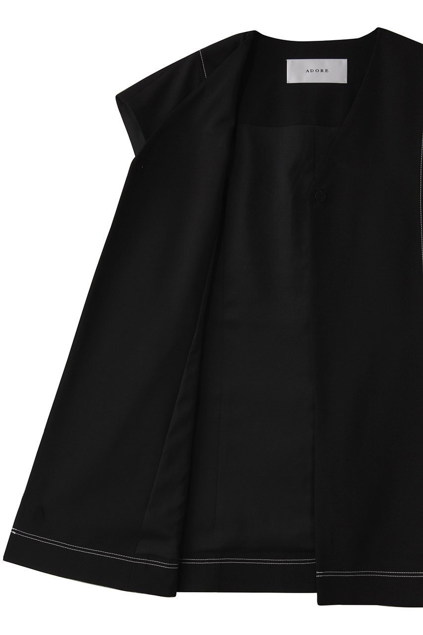 【アドーア/ADORE】のドライタッチクロスジャケット 人気、トレンドファッション・服の通販 founy(ファニー) 　ファッション　Fashion　レディースファッション　Ladies' Fashion Online　アウター　Coat Outerwear　ジャケット　Jackets　シンプル　Simple　ジャケット　Jacket　ドレープ　Drape　再入荷　Restock/Back In Stock/Re Arrival　other-6|ID: prp329100004424054 ipo3291000000032648229