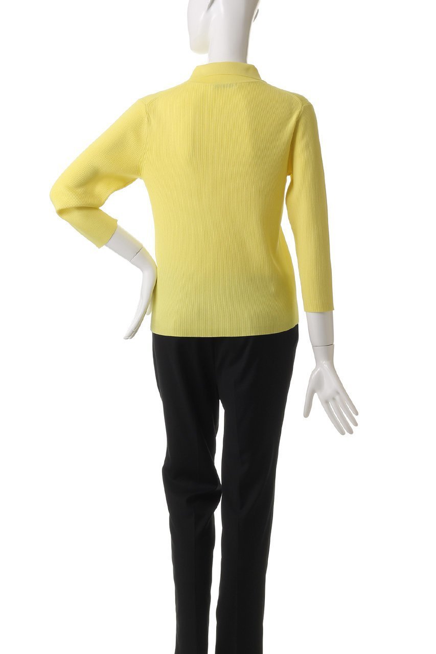 【アナイ/ANAYI】の襟付キリブカーディガン 人気、トレンドファッション・服の通販 founy(ファニー) 　ファッション　Fashion　レディースファッション　Fashion for Women　トップス・カットソー　Cut & Sew Tops　ニット　Knit Tops & Sweaters　カーディガン・羽織り　Layered Style Cardigans　イエロー　Yellow　カーディガン　Cardigan, Knitwear　フィット　Fit, Slim Fit　ベーシック　Basic, Essential　エレガント 上品　Elegant　夏　Summer　春　Spring　S/S・春夏　SS, Spring/Summer, Warm Season　other-4|ID: prp329100004424062 ipo3291000000032943672