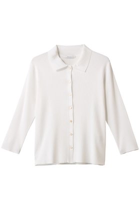 【アナイ/ANAYI】 襟付キリブカーディガン人気、トレンドファッション・服の通販 founy(ファニー) ファッション Fashion レディースファッション Fashion for Women トップス・カットソー Cut & Sew Tops ニット Knit Tops & Sweaters カーディガン・羽織り Layered Style Cardigans イエロー Yellow カーディガン Cardigan, Knitwear フィット Fit, Slim Fit ベーシック Basic, Essential エレガント 上品 Elegant 再入荷 Restock / Back in Stock 夏 Summer 春 Spring S/S・春夏 SS, Spring/Summer, Warm Season |ID:prp329100004424062